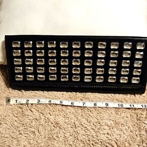 Steve Madden Black clutch purse
